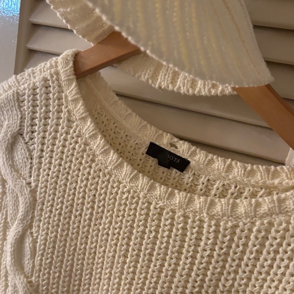 Talbots Convertible Cable Knit Sweater - Picture 3 of 6